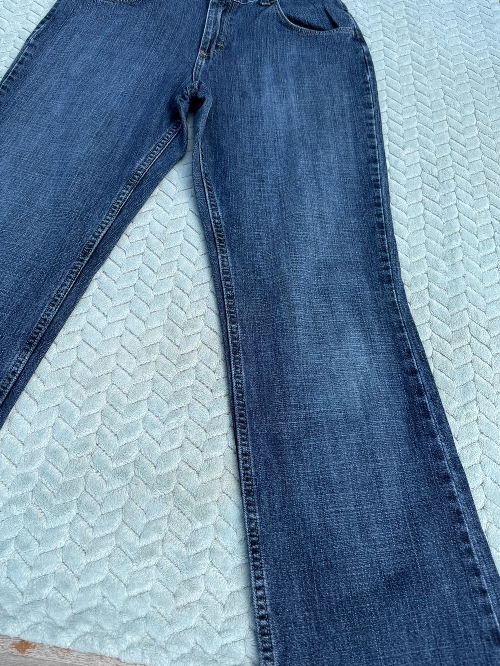Vintage Gitano 100% Cotton High Waisted Straight Leg Jeans Size 8 Average 90s